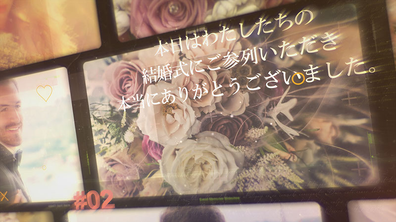 結婚式　ムービー　動画　プレ花嫁　ウェディング