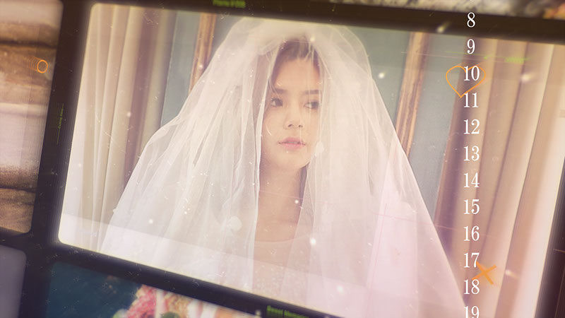 結婚式　ムービー　動画　プレ花嫁　ウェディング
