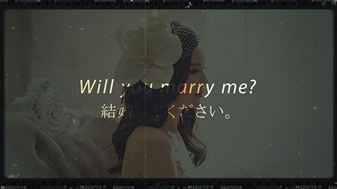 結婚式　ムービー　動画　プレ花嫁　ウェディング