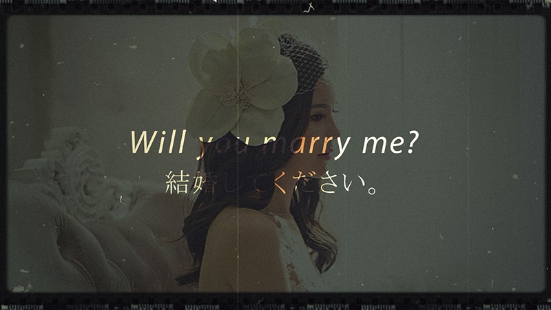 結婚式　ムービー　動画　プレ花嫁　ウェディング